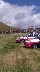 Looking up Sierra Road